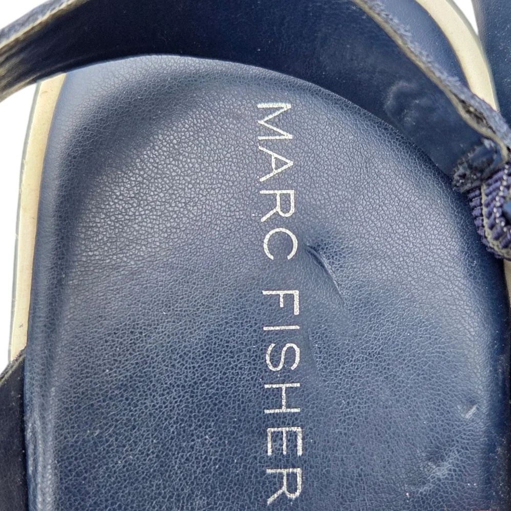 NWT-Marc Fisher Glitze Wedge Sport Sandal Size-9.5